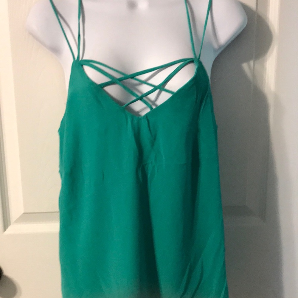 Japna green tank top